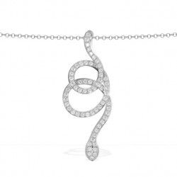 Collier Argent et Oxyde