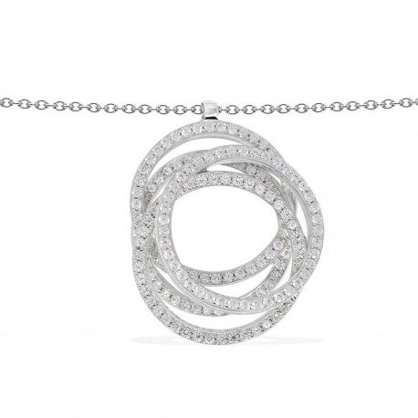 Collier Argent et Oxyde
