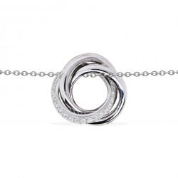 Collier Argent et Oxyde