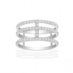 Bague Argent et Oxyde